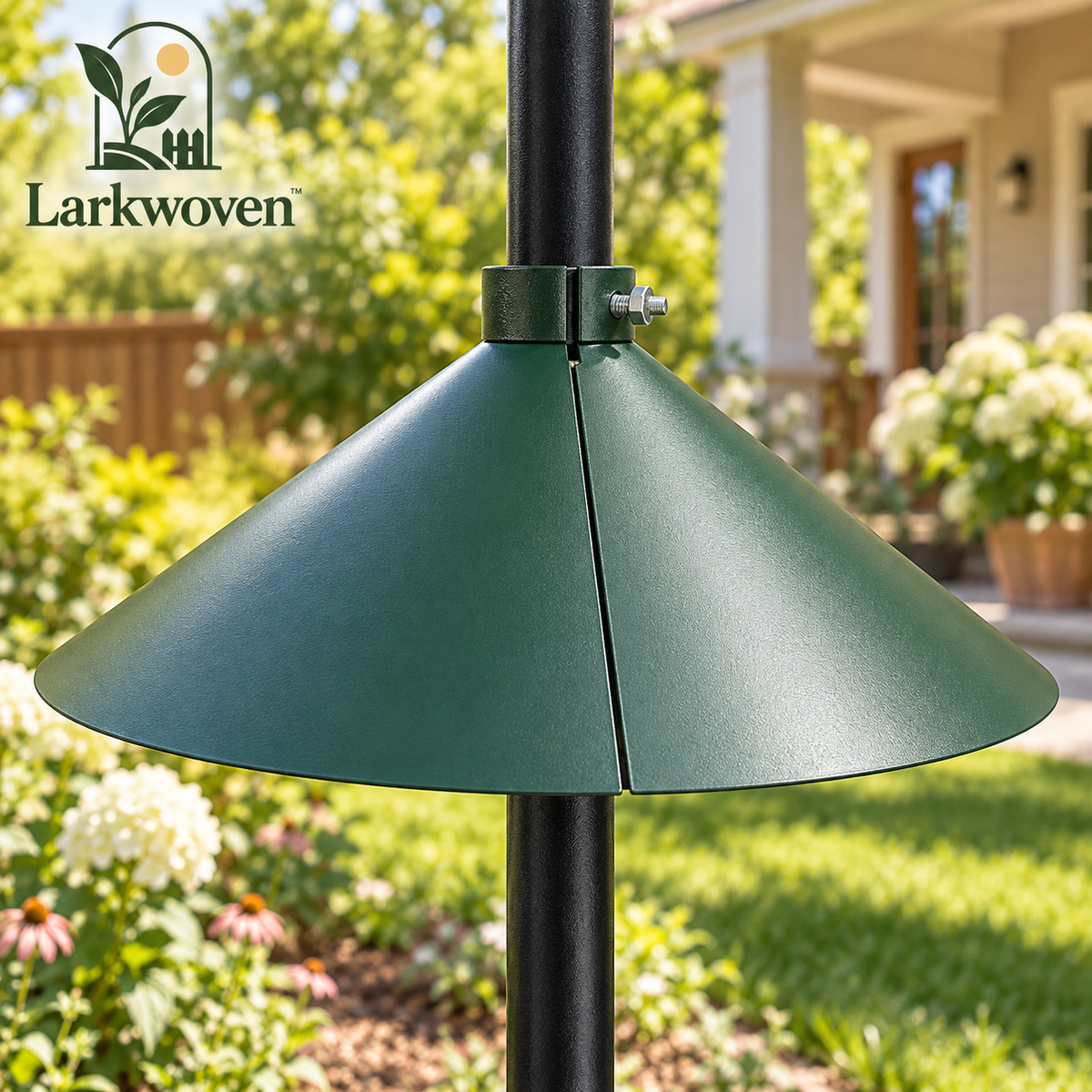 Pole-Mount Cone Squirrel Baffle