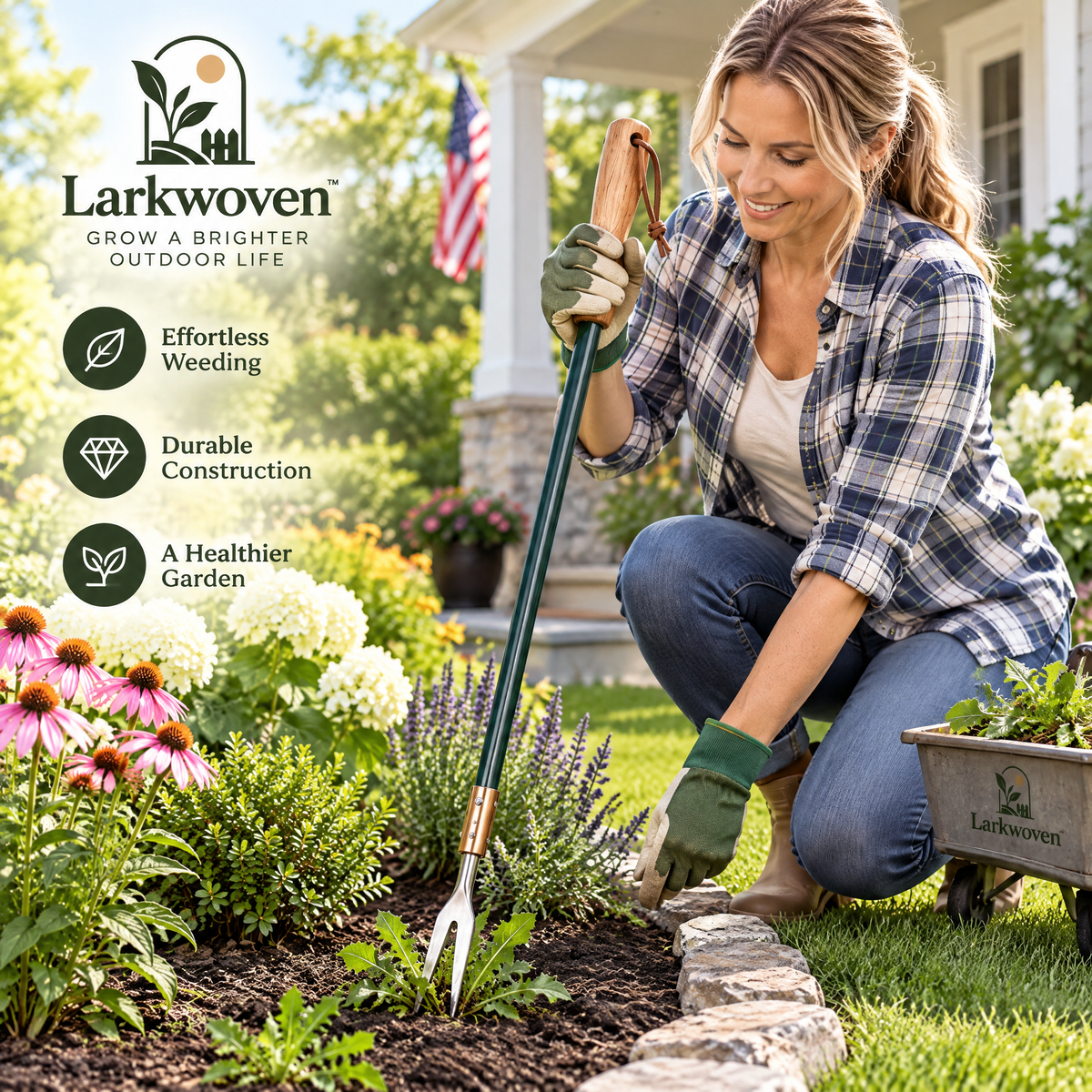 Long Handle Stand-Up Weed Puller