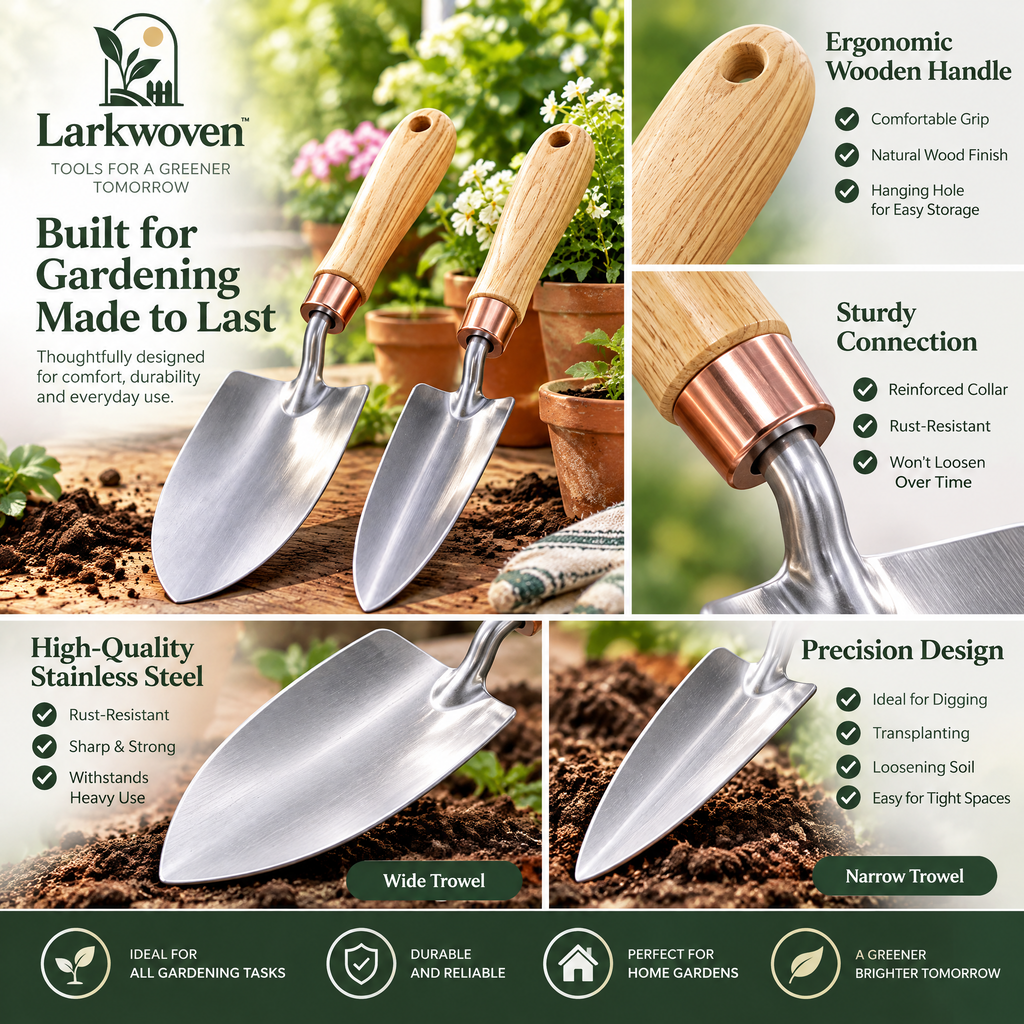 Hand Cultivator & Three-Tine Rake Set