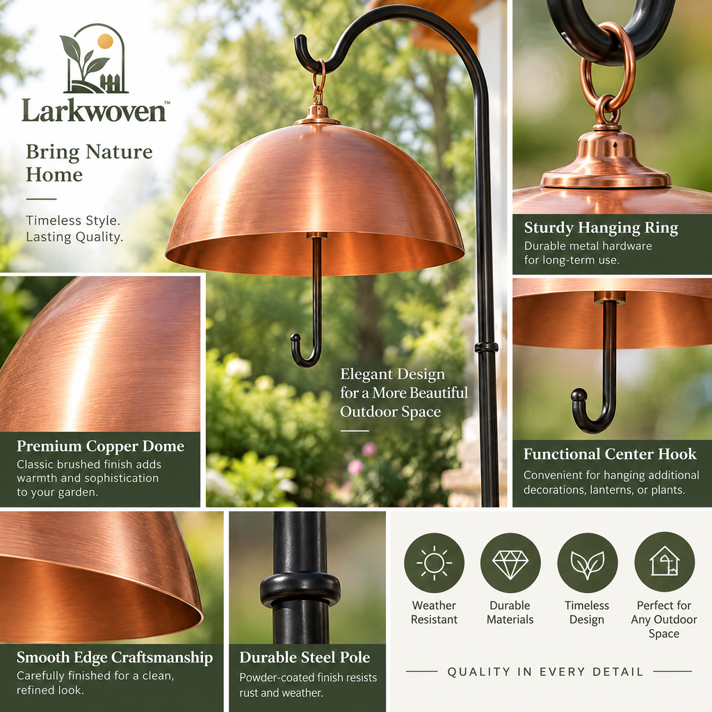 Hanging Dome Squirrel Baffle
