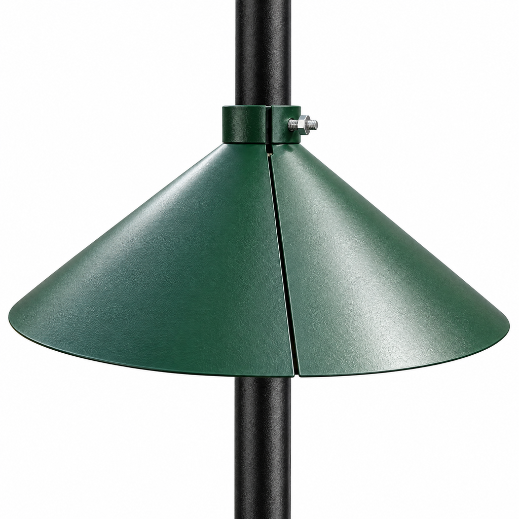 Pole-Mount Cone Squirrel Baffle