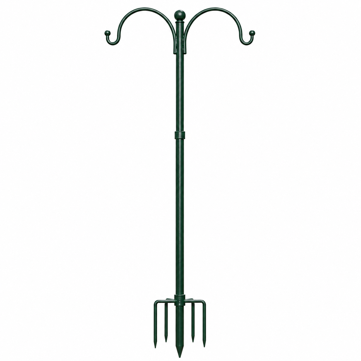 Double Shepherd Hook Bird Feeder Stand