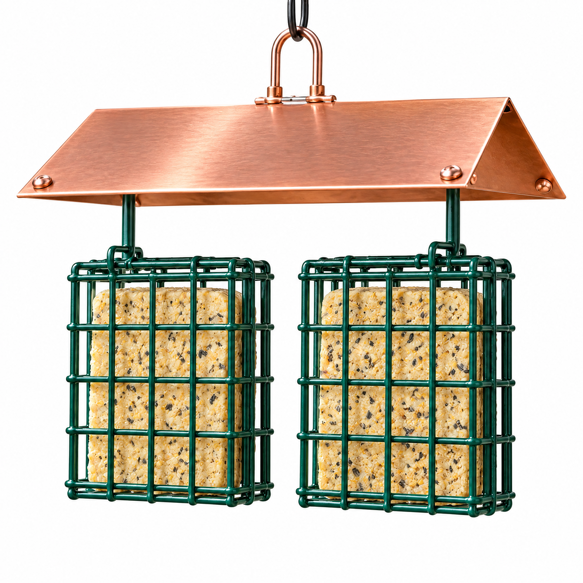 Double Suet Cage Bird Feeder