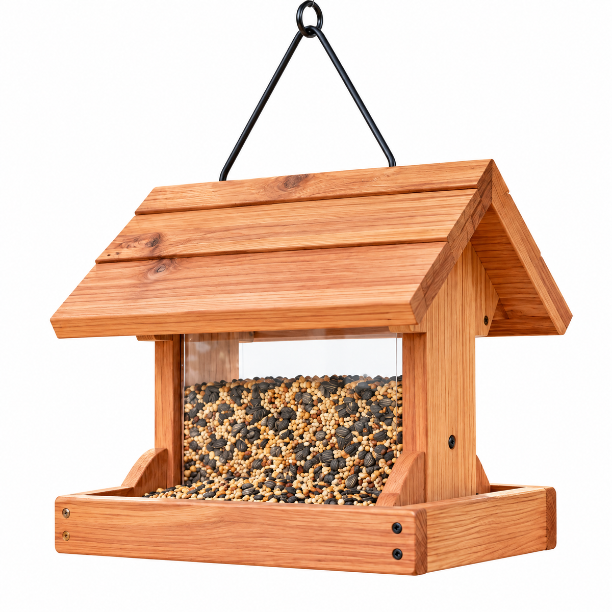 Cedar Hopper Bird Feeder