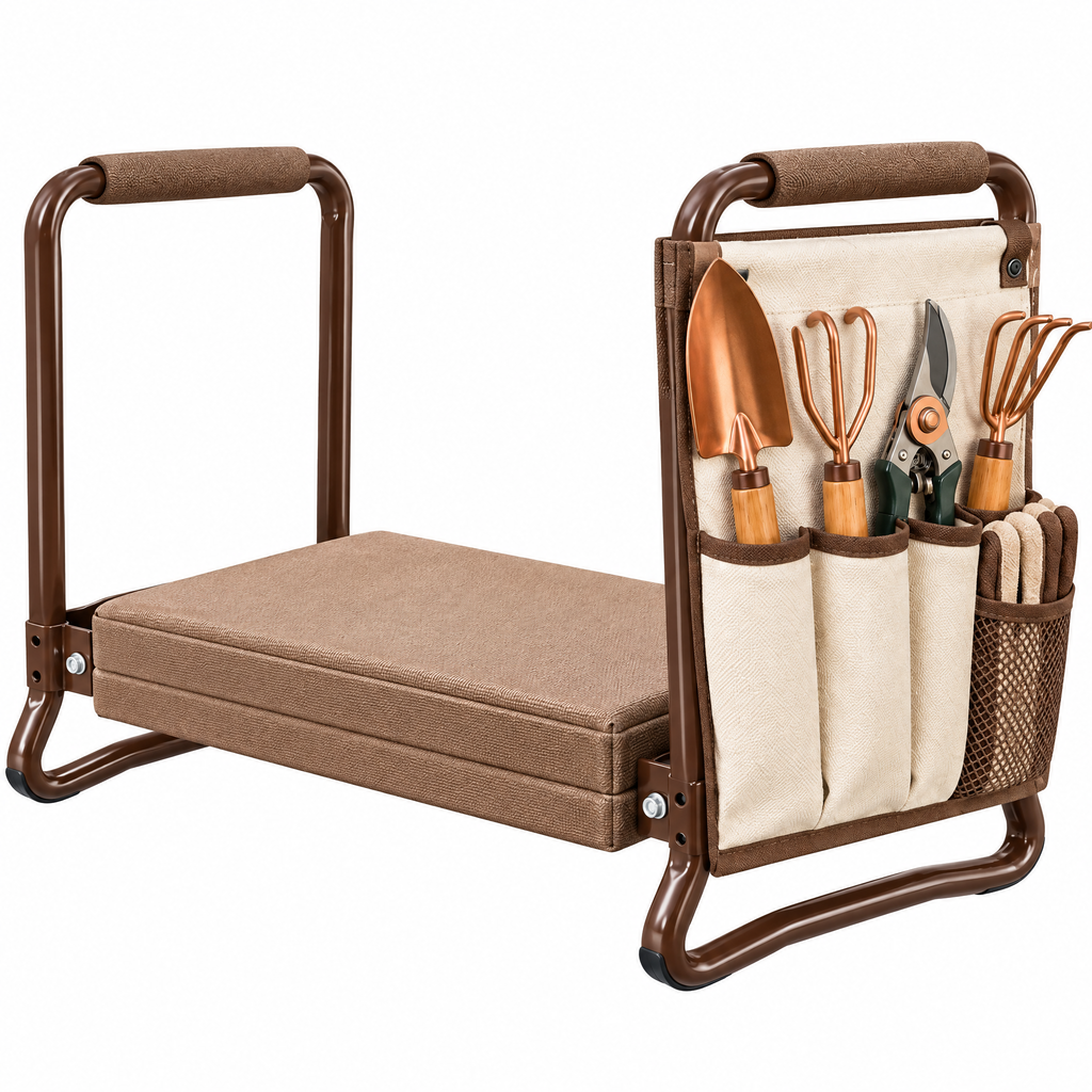 Folding Garden Kneeler & Tool Tote